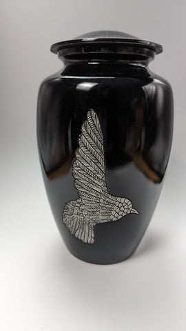 Urne funéraire avec Colibris