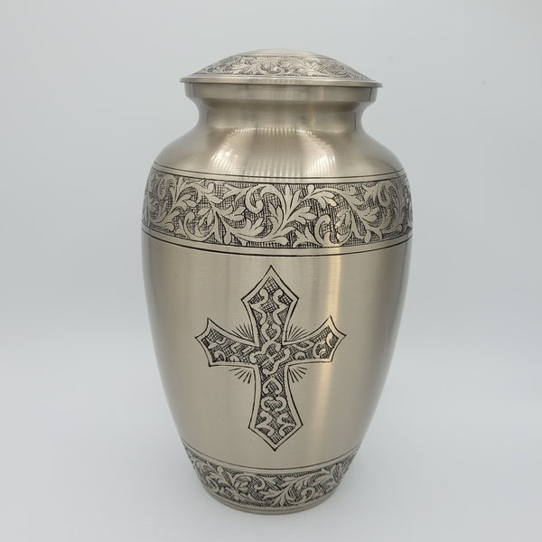 Urne funéraire avec croix