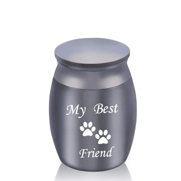 Urne commémorative avec imprimée de pattes. ''My Best Friend'' cendre - Urne Cinéraire Lambert