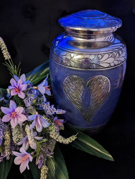 URNE AVEC DES AILES D'ANGE